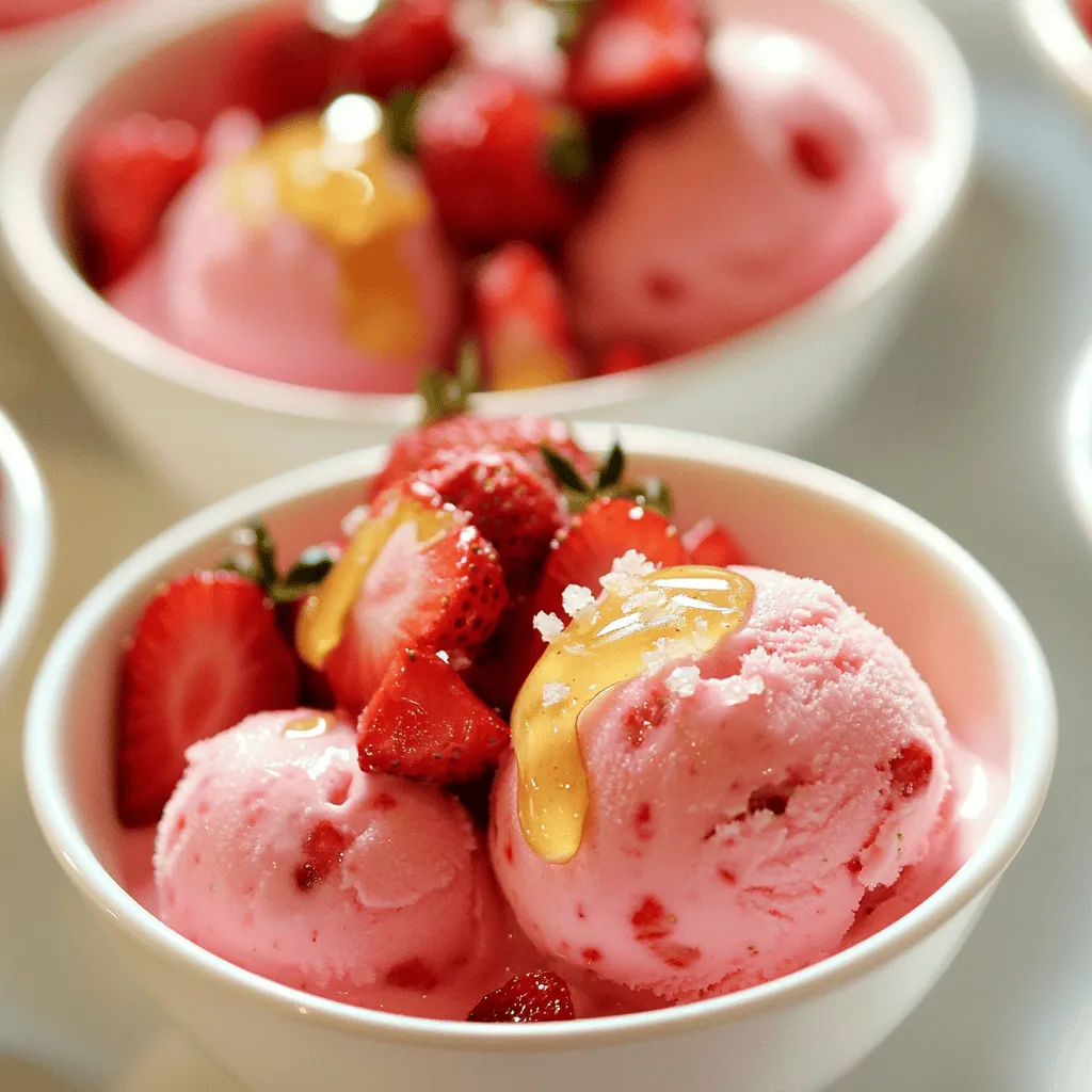 Refreshing Berry Bliss Strawberry Frozen Yogurt Genuss