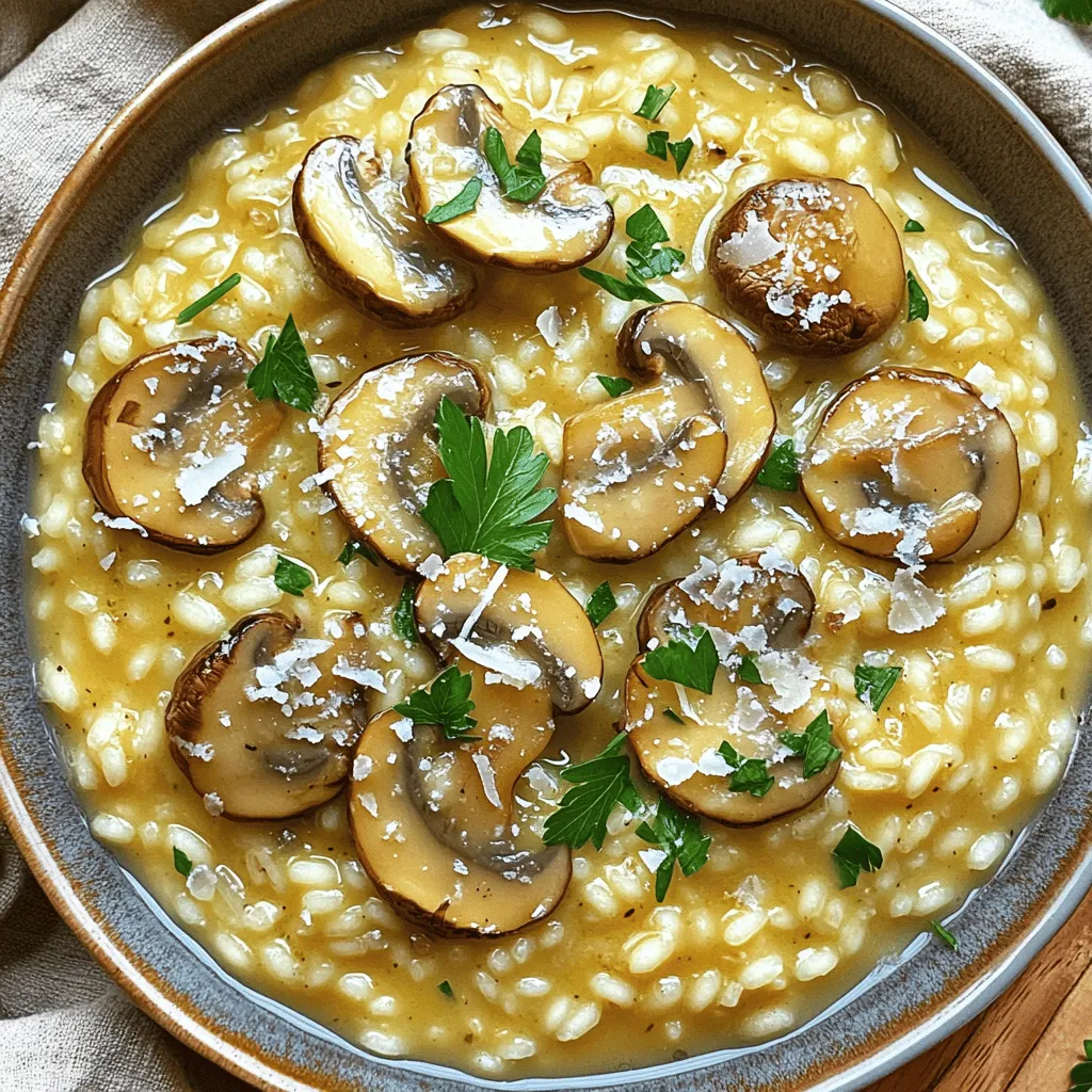 Instant Pot Creamy Mushroom Risotto Genießen Sie Geschmack