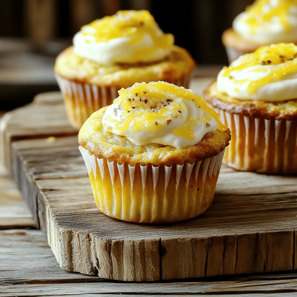 Zitronen-Creme-Käse-Muffins Einfaches und Leckeres Rezept