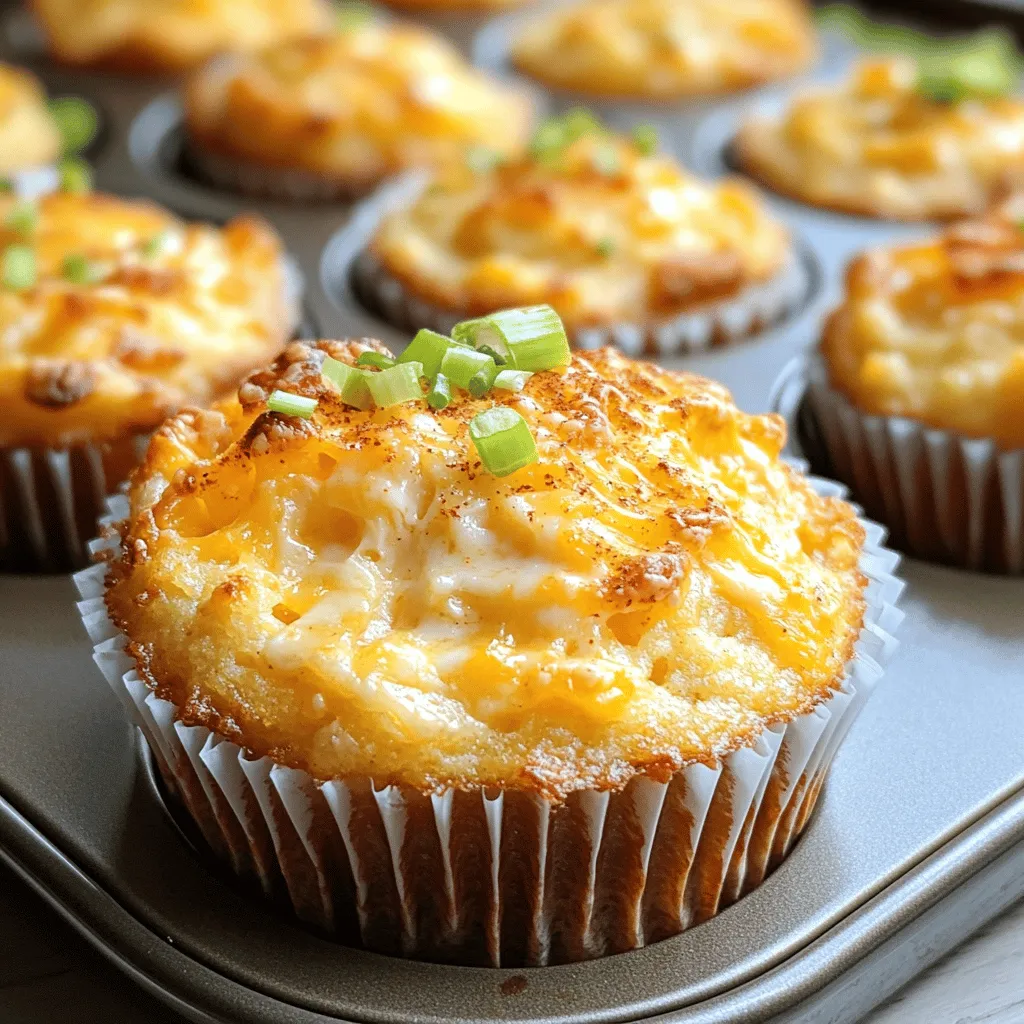 Für die Käse Kartoffel Muffins brauchen Sie: