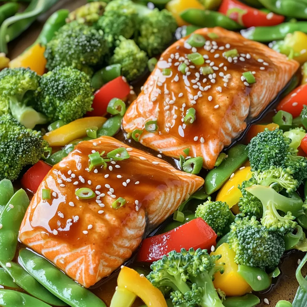 Sheet-Pan Honey Garlic Glazed Salmon Köstlich Zubereiten