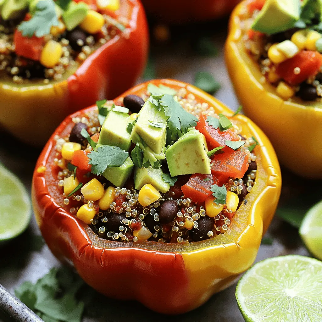 Vegan gefüllte Paprika köstlich und nahrhaft genießen