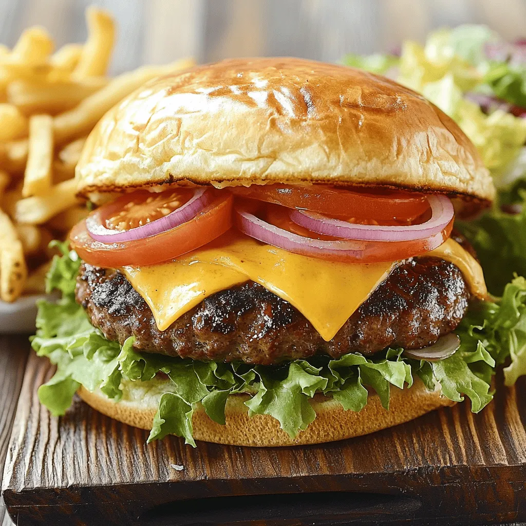 Lass uns die Zutaten für deinen perfekten Beef Burger zusammenstellen.