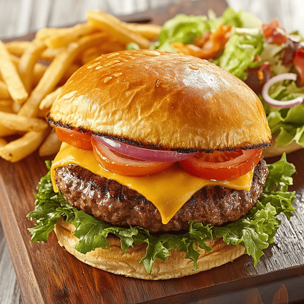 Kochen Klassiker hausgemachter Beef Burger Rezept