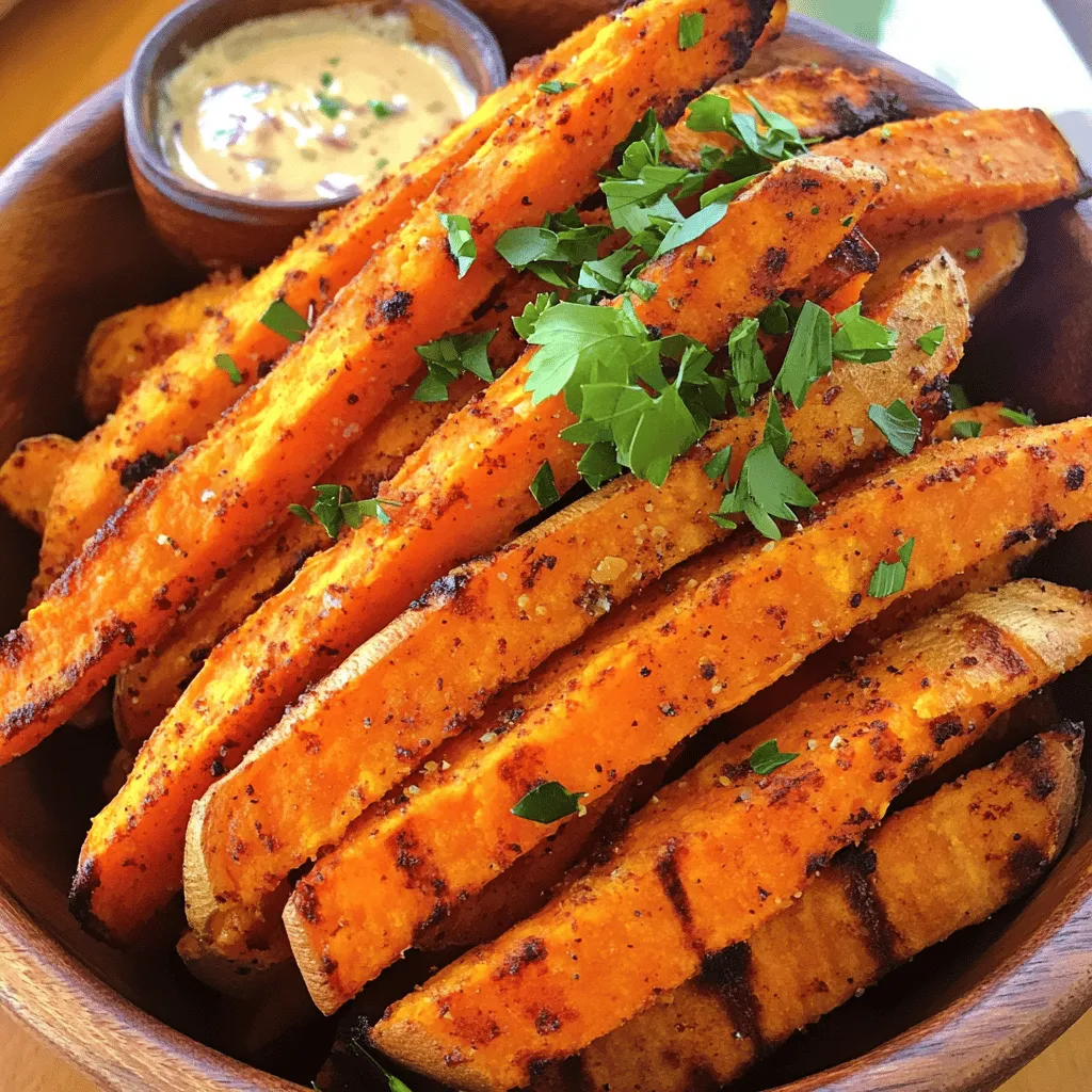 Crispy Oven-Baked Sweet Potato Fries knusprig und lecker