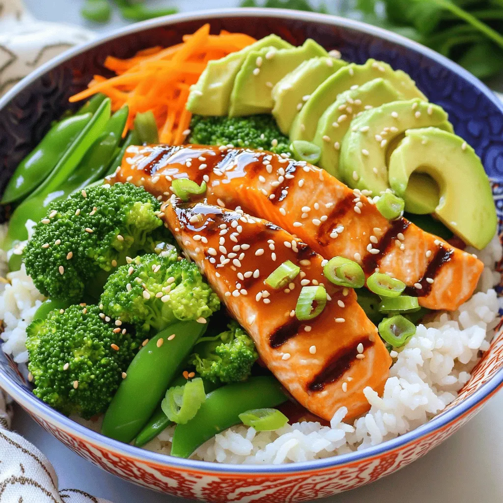 Teriyaki Lachs-Bowls Einfaches und Leckeres Rezept