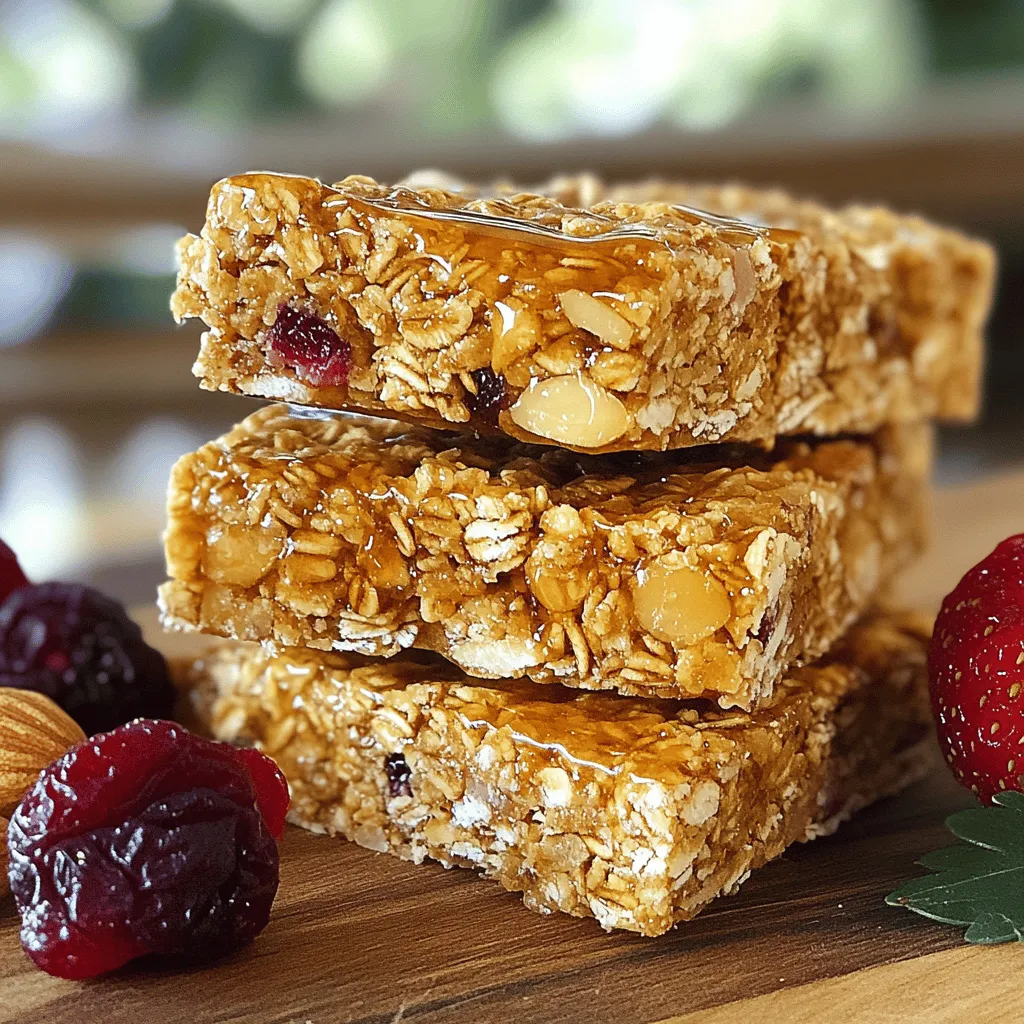 Homemade Granola Bars Einfach und Gesund Genießen