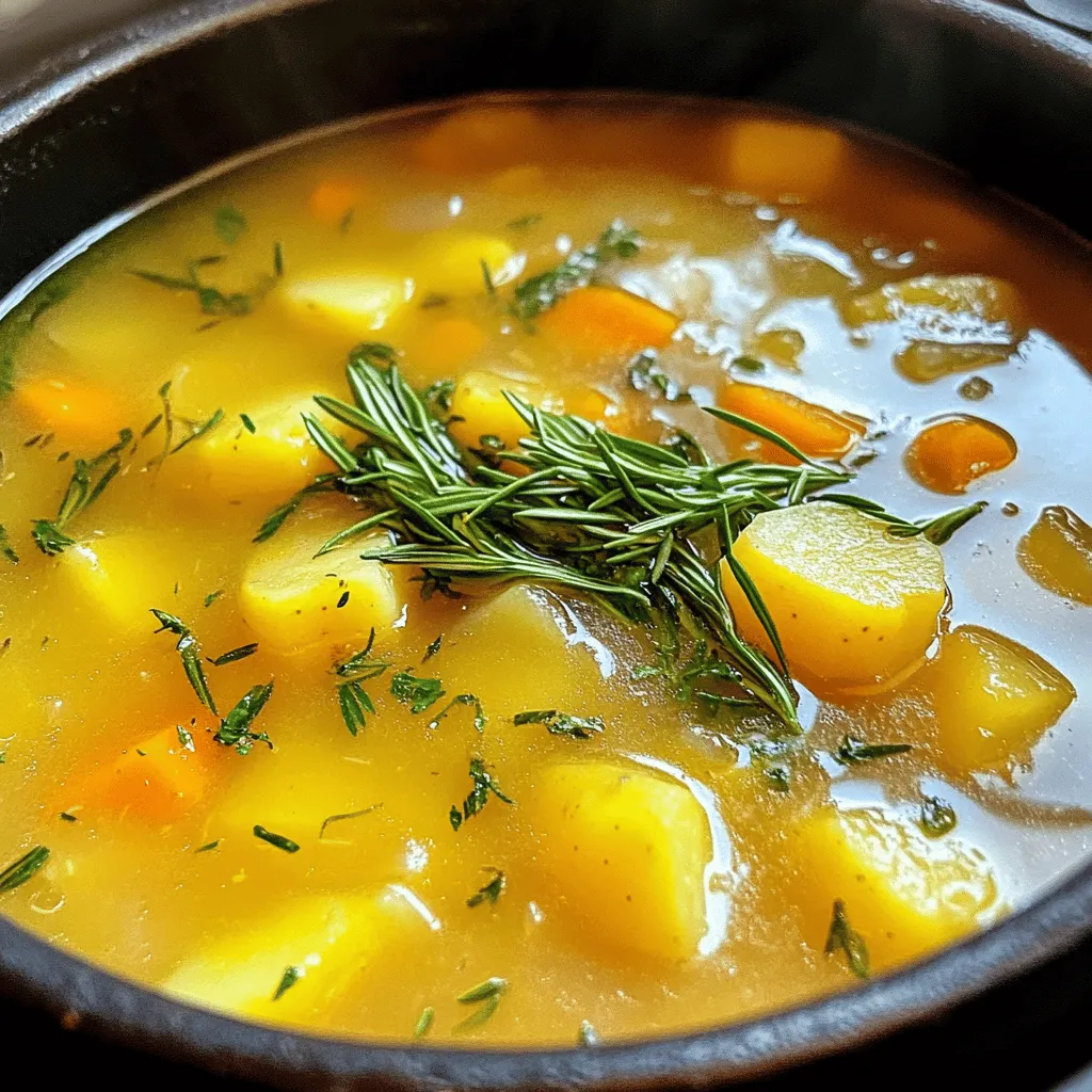 Deutsches Kartoffelsuppenrezept für einen herzhaften Genuss