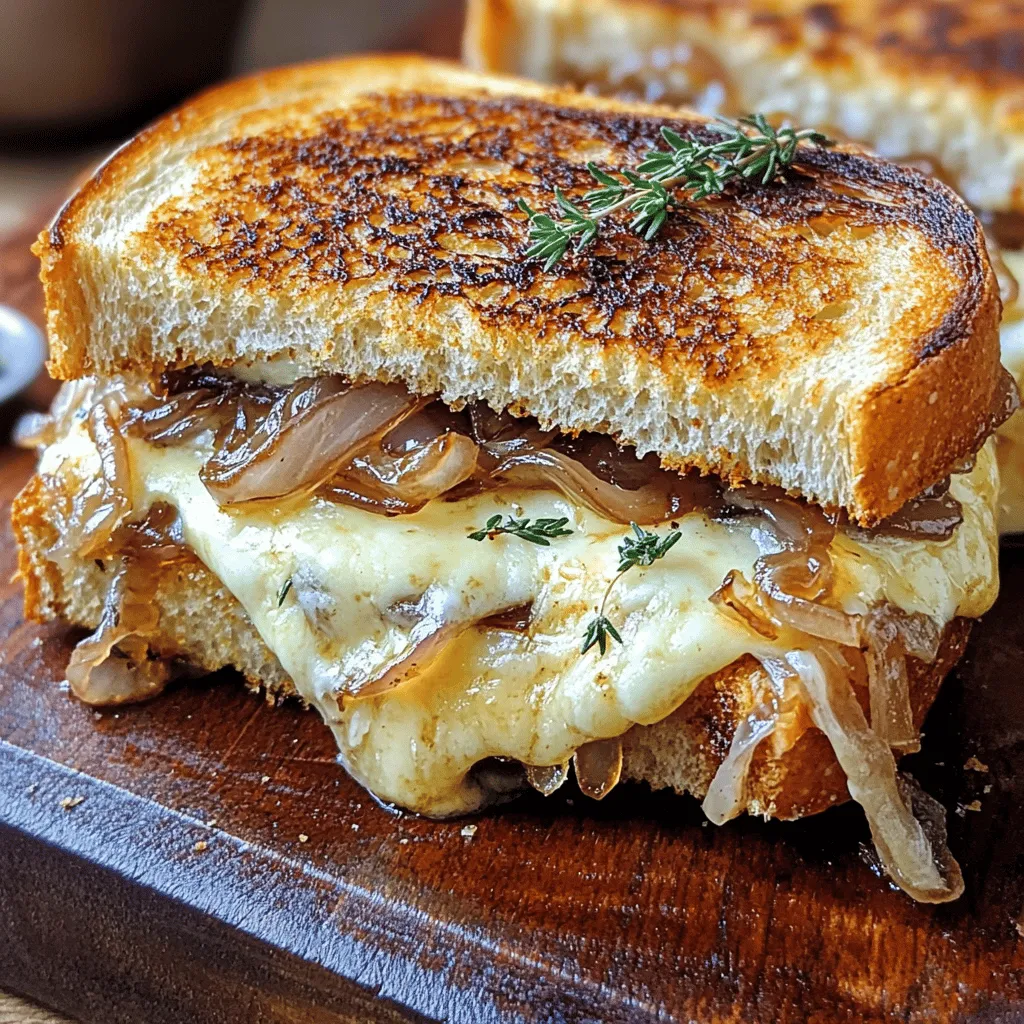 - 2 große gelbe Zwiebeln, dünn geschnitten - 2 Esslöffel ungesalzene Butter - 1 Esslöffel Olivenöl