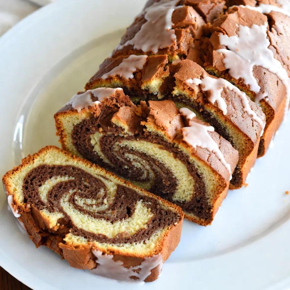 Mocha Swirl Pound Cake köstlich und einfach zubereiten
