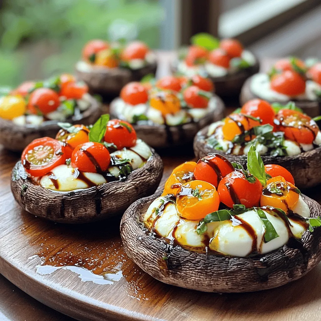 Caprese Stuffed Portobellos Köstlicher Genuss für Alle