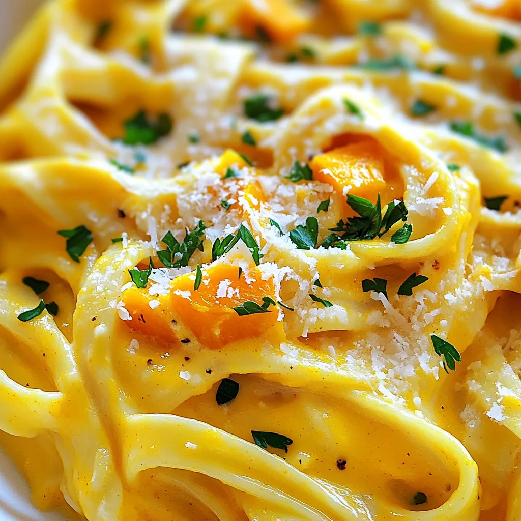 Butternut Squash Alfredo Köstlich und Cremig