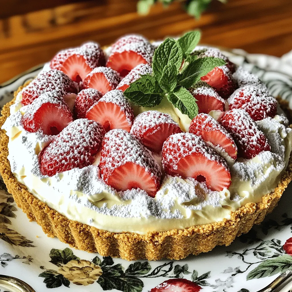 Erdbeer-Creme-Pie Verführerisches Rezept für Genießer