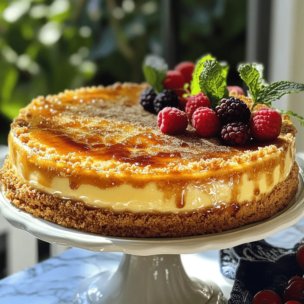 Crème Brûlée Cake Schmackhafte Genusssensation
