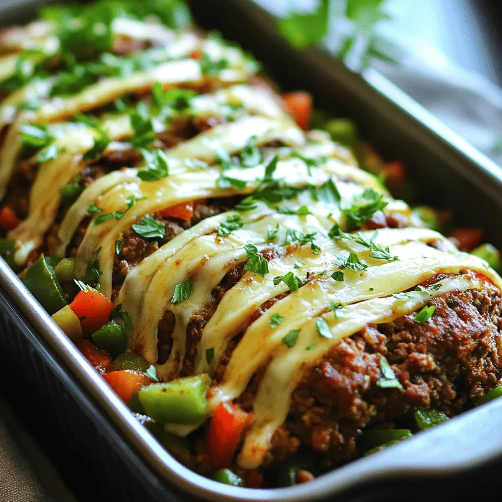 Für das Ultimate Philly Cheesesteak Meatloaf brauchen wir einige leckere Hauptzutaten. Diese Zutaten sorgen für den vollen Geschmack und die perfekte Textur. Hier ist, was du benötigst: