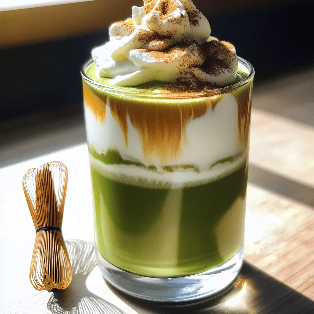 Ein Matcha Cappuccino ist eine leckere Mischung aus Matcha und Milch. Er verbindet die Aromen von grünem Tee mit dem cremigen Geschmack von Cappuccino. Diese Kombination ist nicht nur schmackhaft, sondern auch gesund.