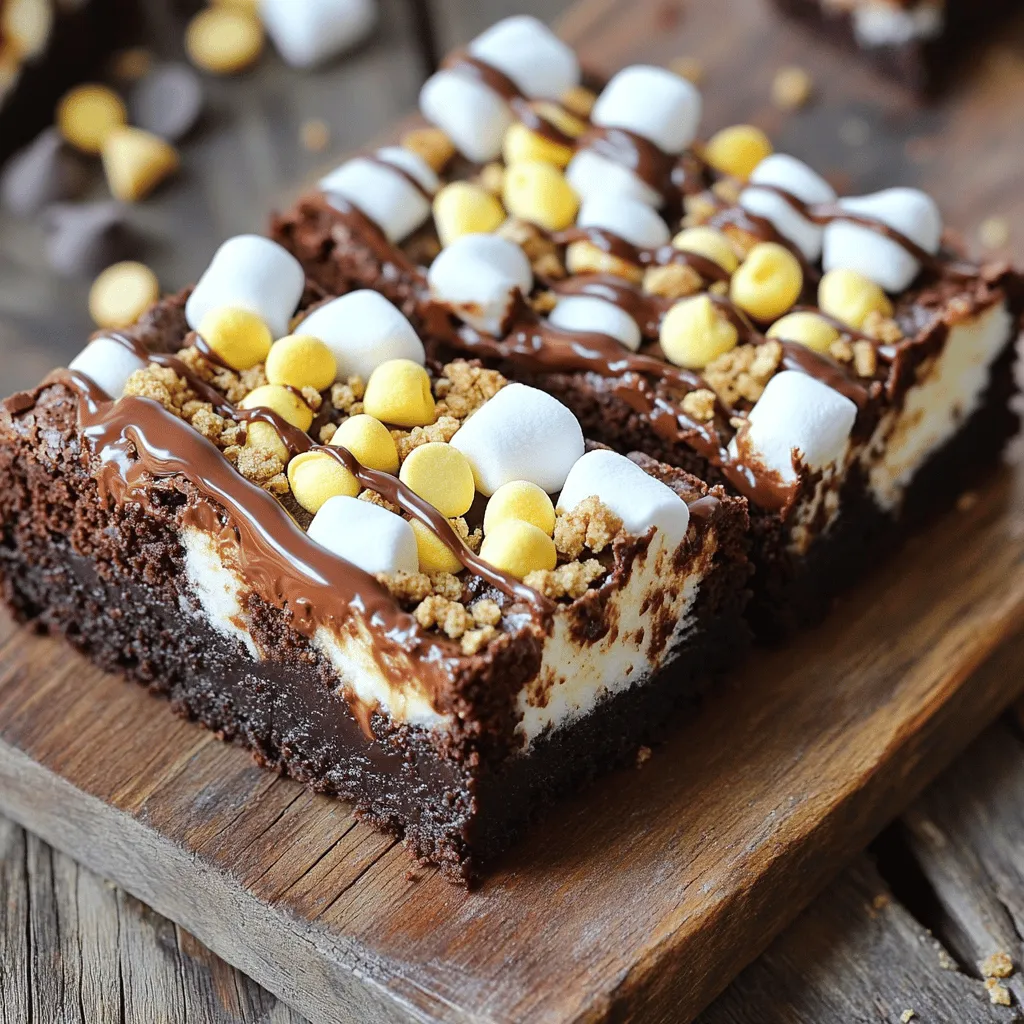 S&#8217;mores Brownie Bars köstlicher Genuss für jeden Tag