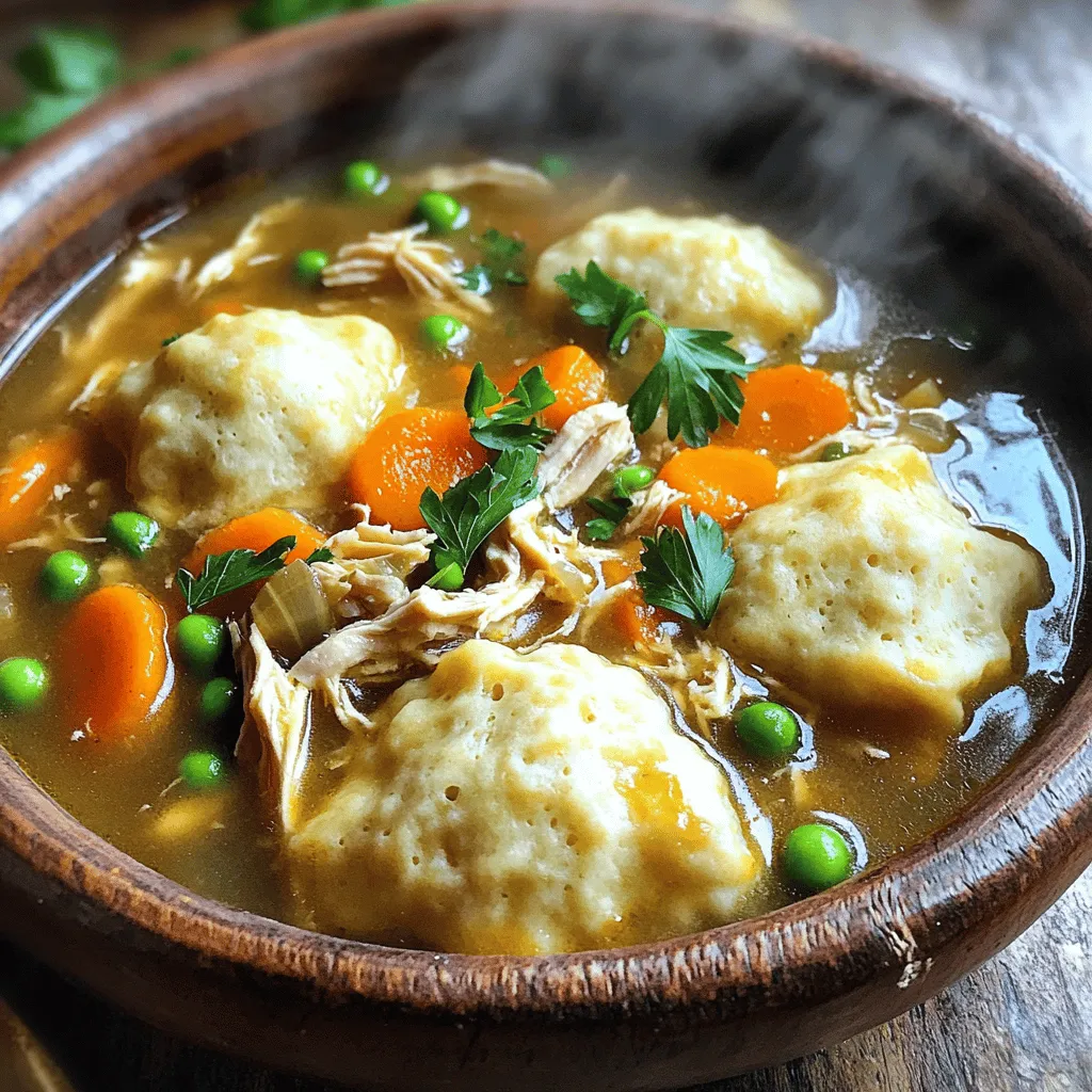 Leckere Slow Cooker Chicken Dumplings Für Genießer