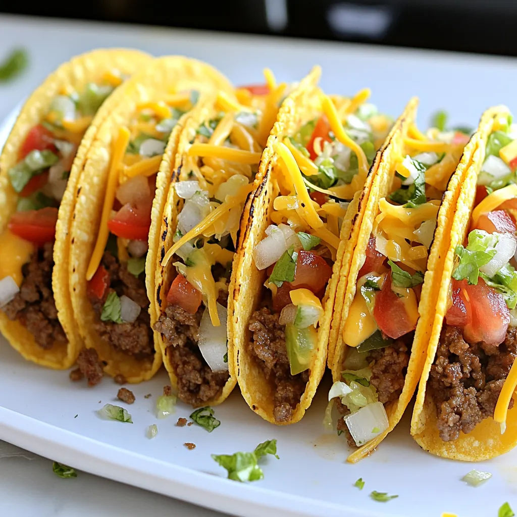 Big Mac Tacos für einen köstlichen Genuss Zuhause