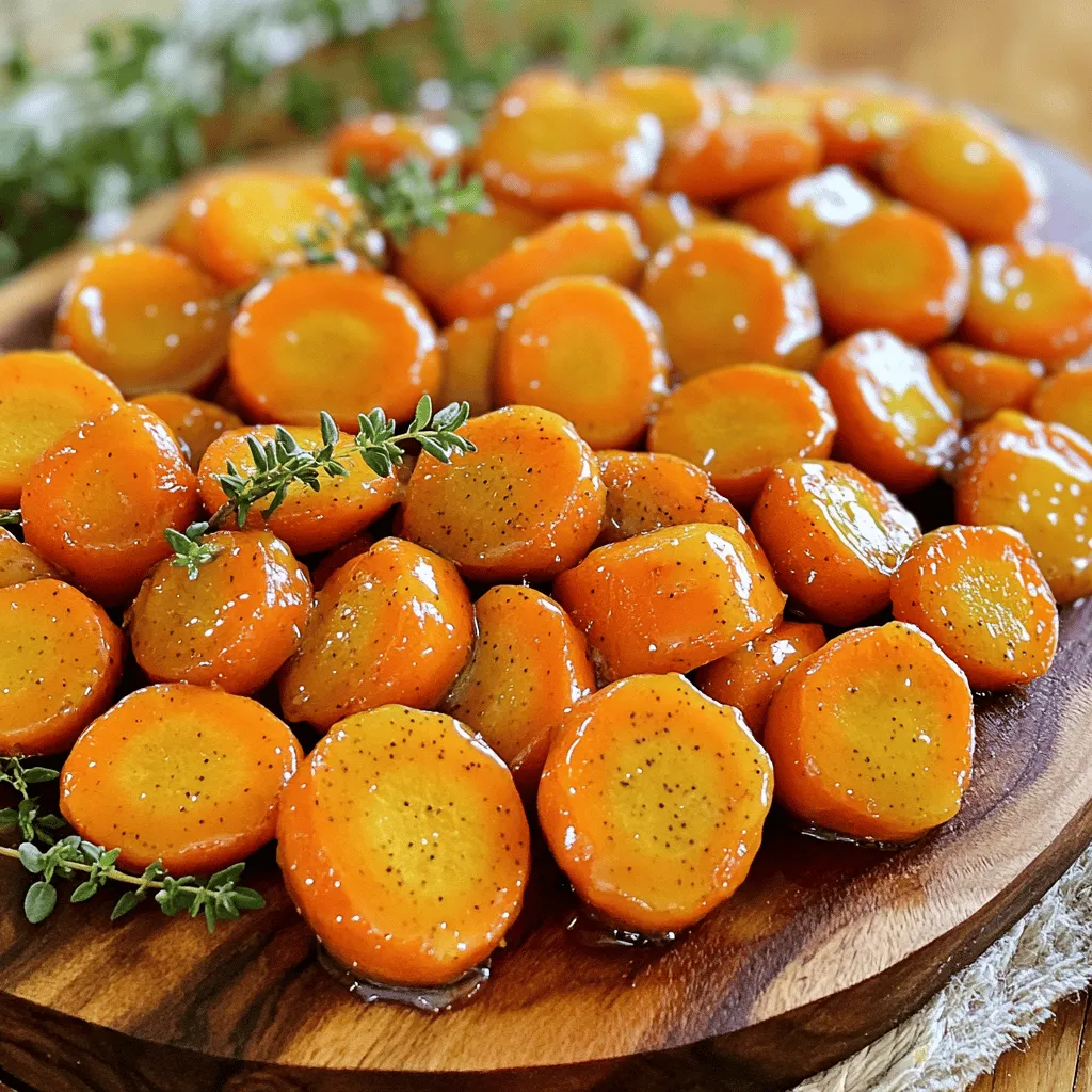 Honig-Senf-Glasierte Karotten Schnelle und leckere Beilage
