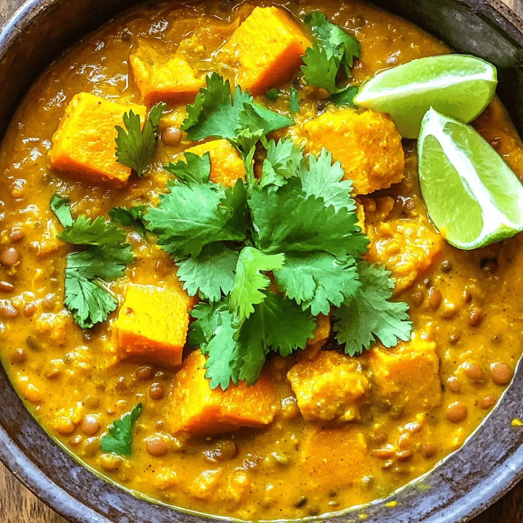 Slow Cooker Butternut Squash Dal mit Kokosmilch Genuss