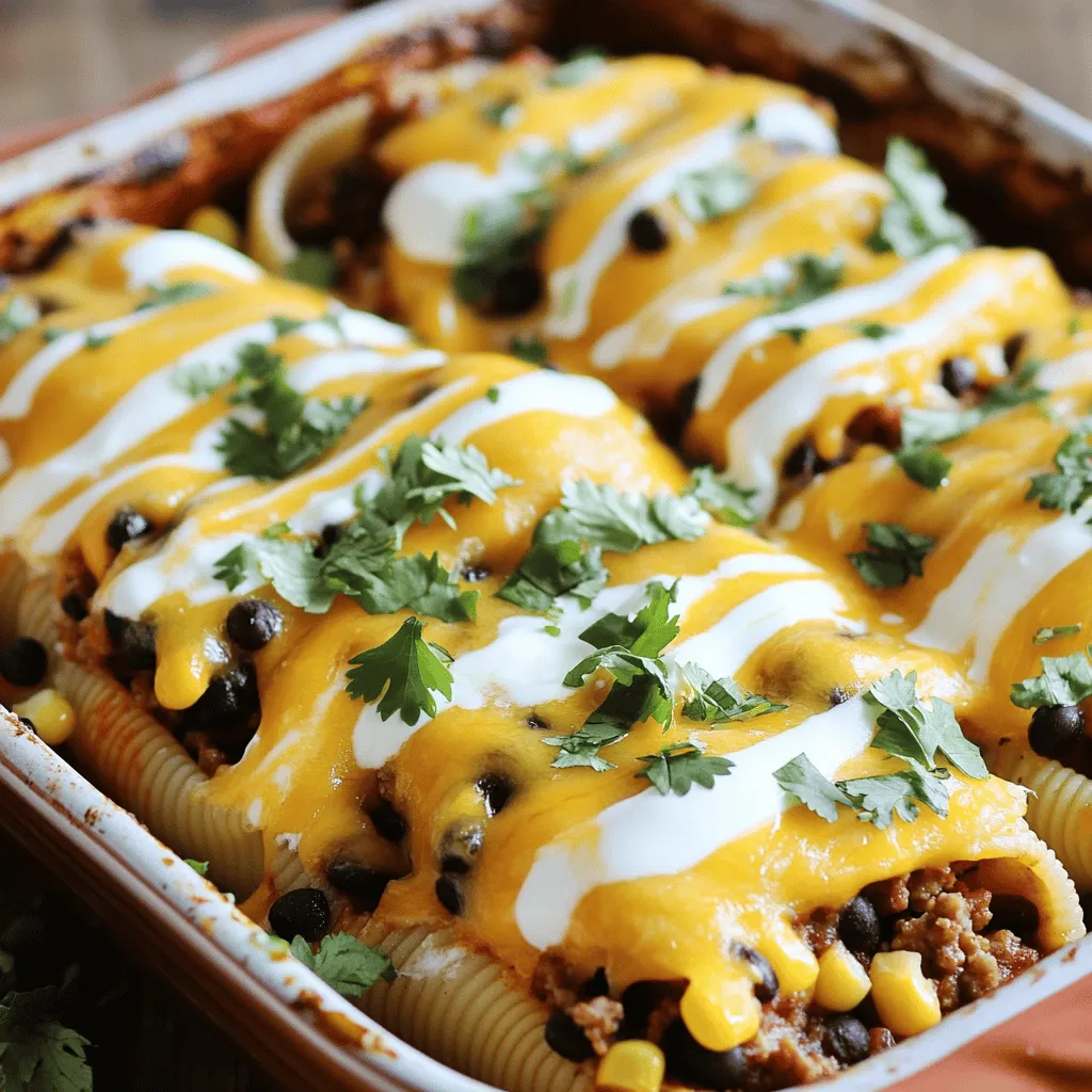 Cheesy Taco Stuffed Shells Schnelles und deftiges Rezept