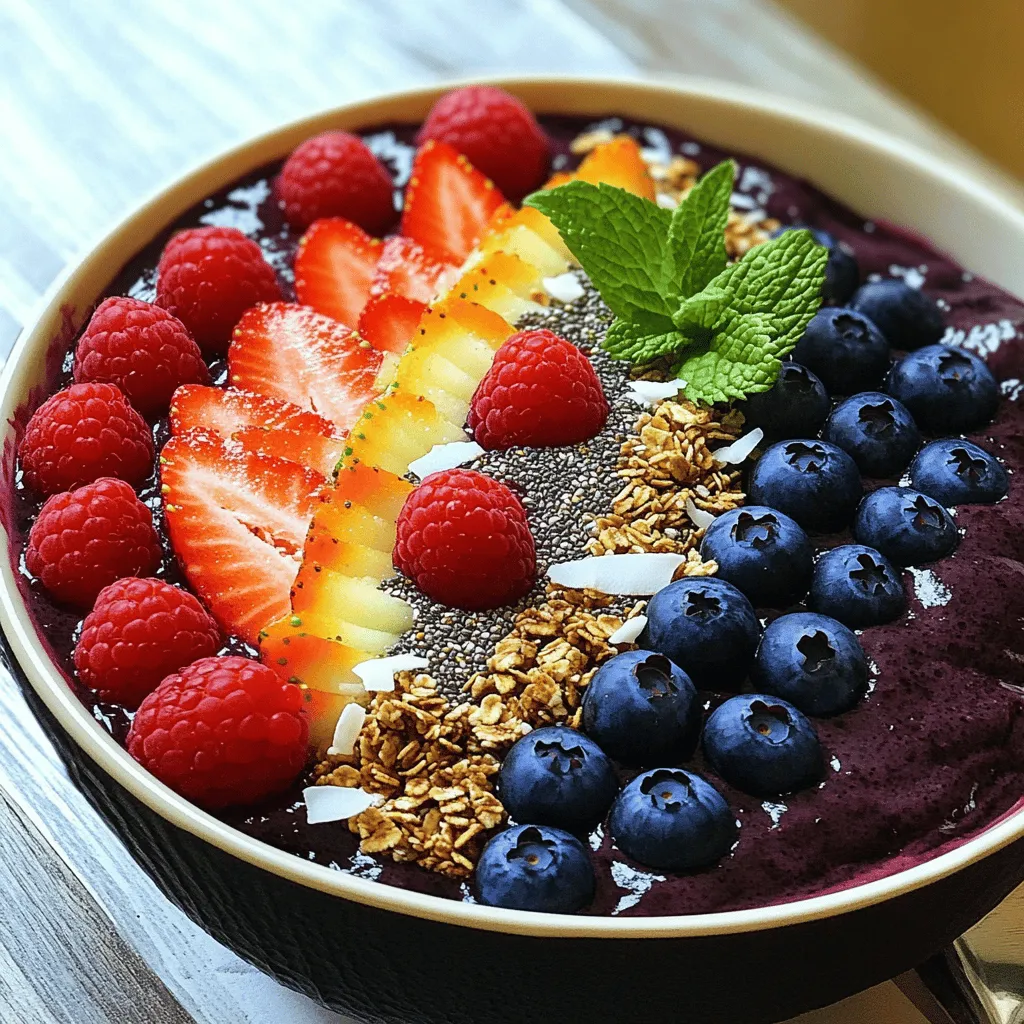 Homemade Acai Bowls Genießen und Schnell Zubereiten