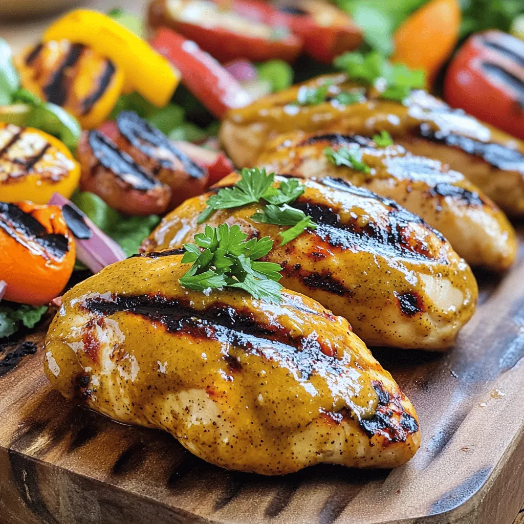 Honey Mustard Grilled Chicken Einfache und Leckere Mahlzeit