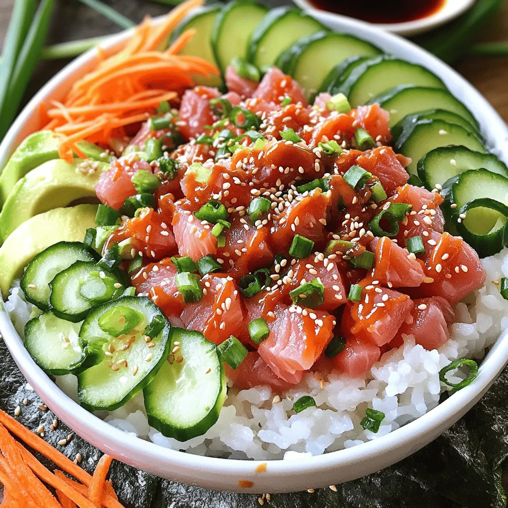 Einfache Spicy Tuna Sushi Bowls Lecker und Schnell