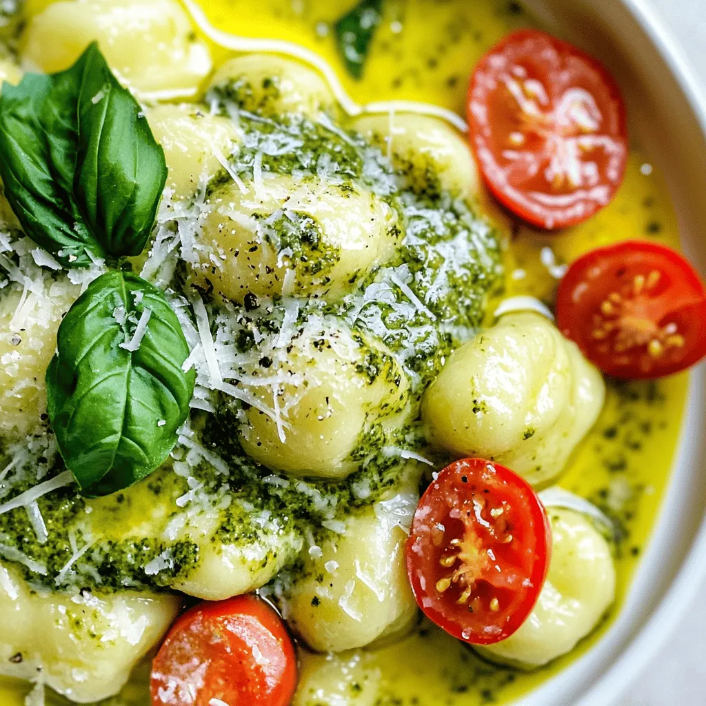 Cremige Pesto Gnocchi Schnelle und köstliche Mahlzeit