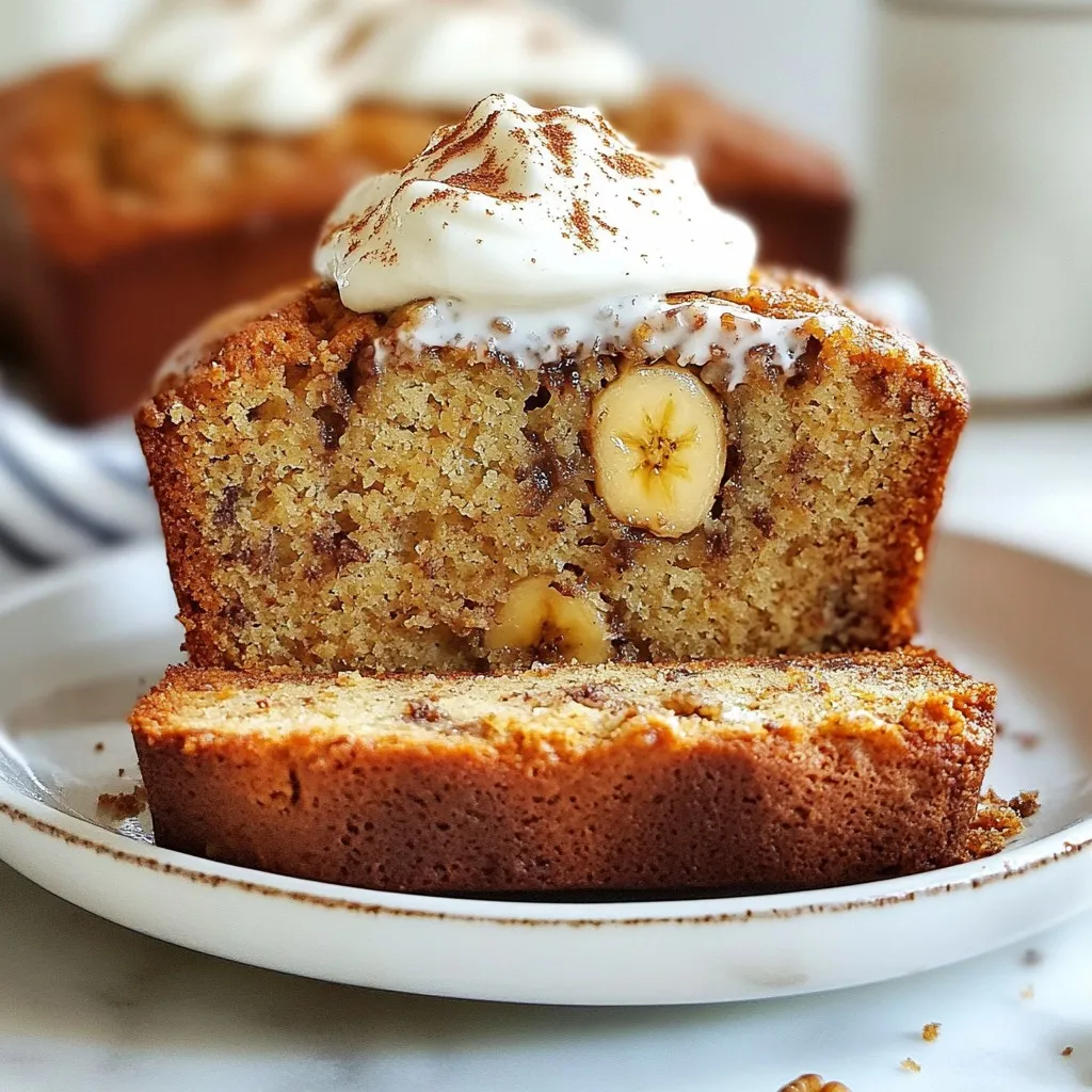 Griechischer Joghurt Bananenbrot saftig und lecker