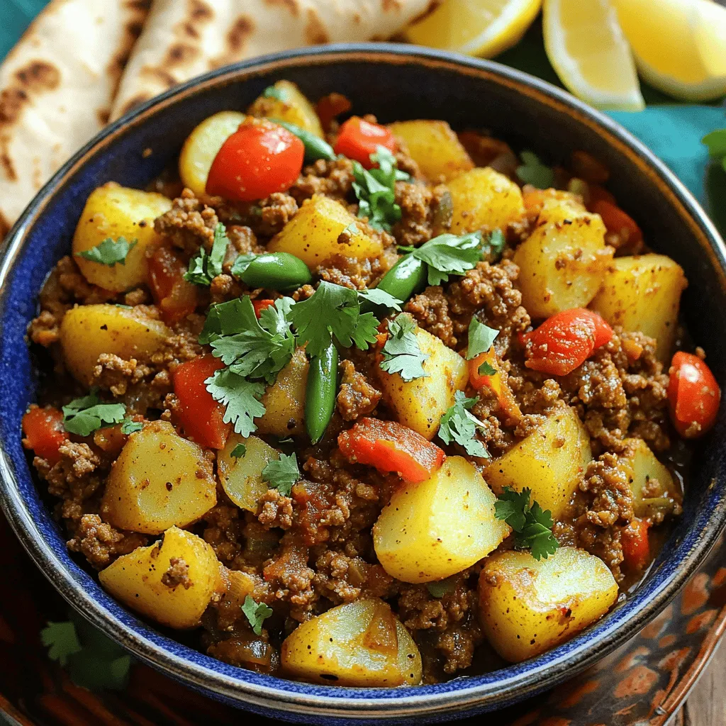 Aloo Keema &#8211; Ground Beef and Potato Curry Genuss