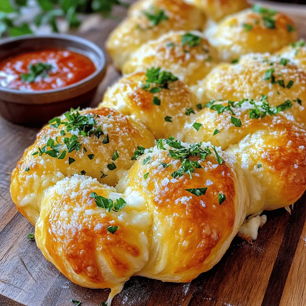 Cheesy Garlic Knots Einfaches und Leckeres Rezept