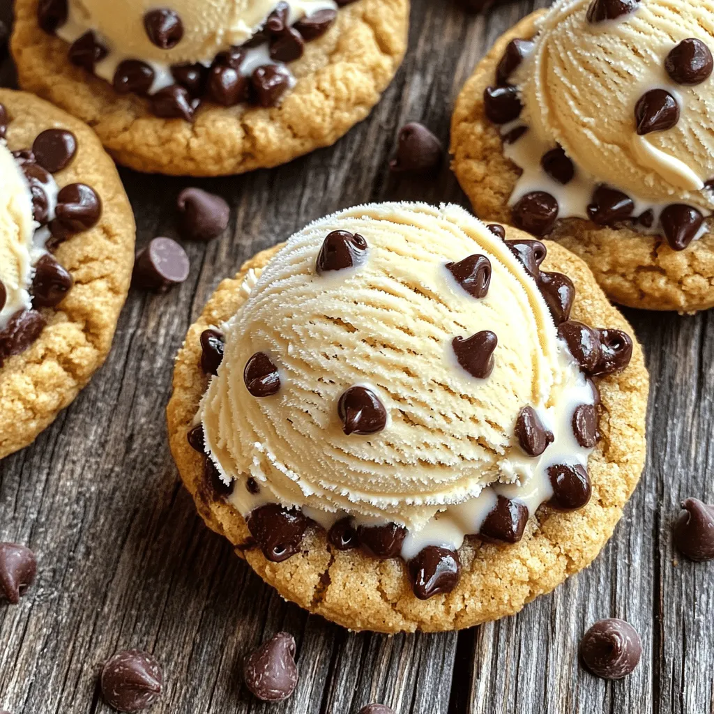Cookie Dough Ice Cream Sandwiches Einfach und Lecker
