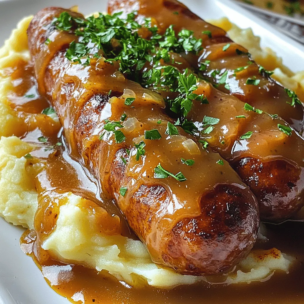 Einfaches Bangers Und Mash Rezept Schnelle Zubereitung
