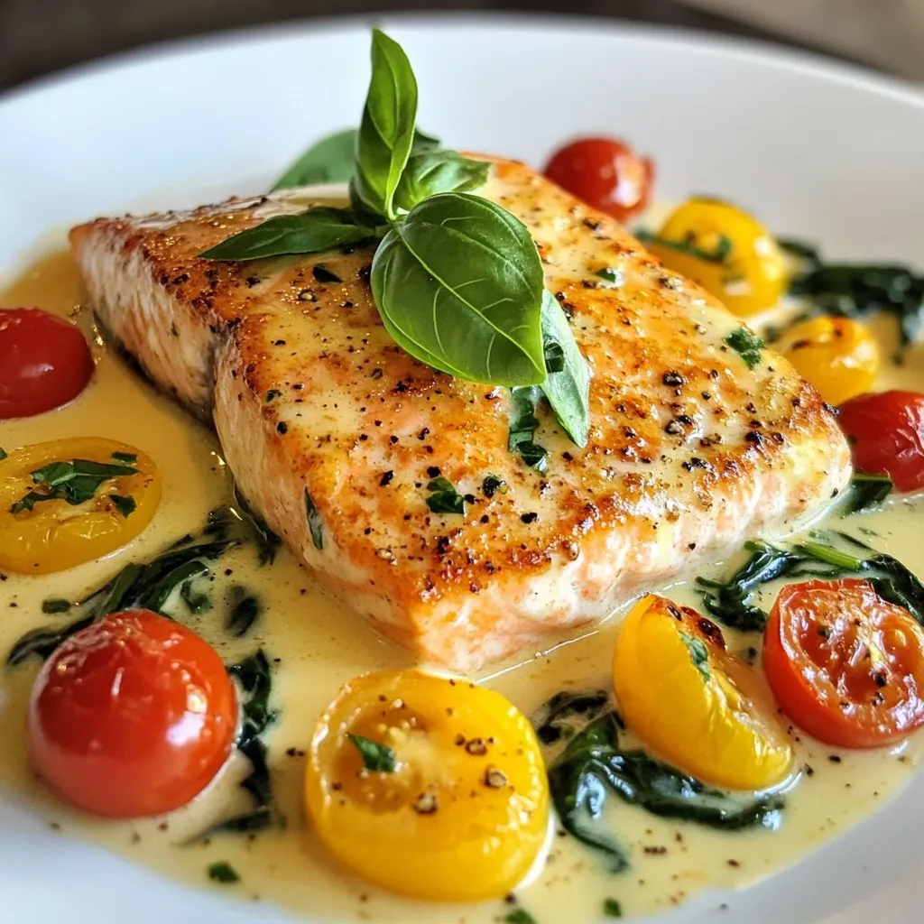 Cremiger Tuscan Lachs Schnell und Einfach Zubereiten