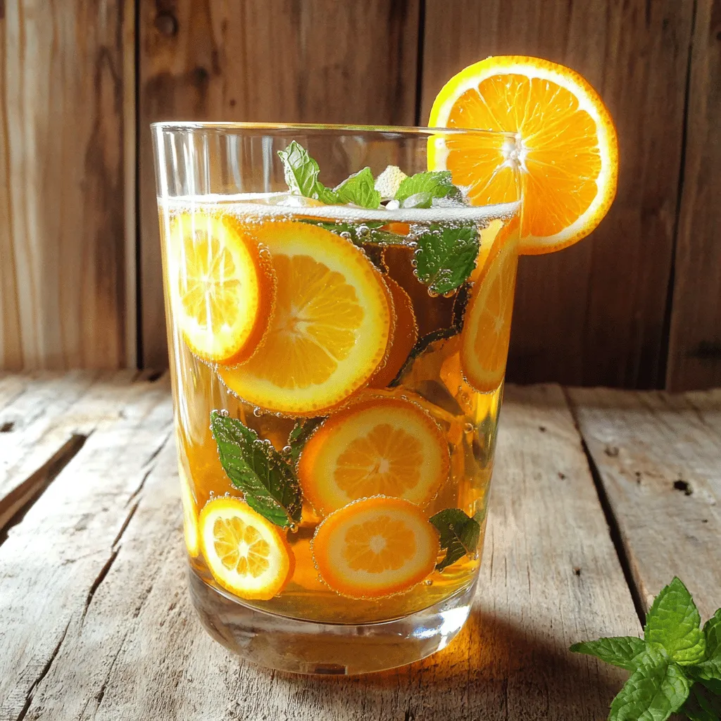 Leckeres Easy Orange Cinnamon Iced Tea Recipe