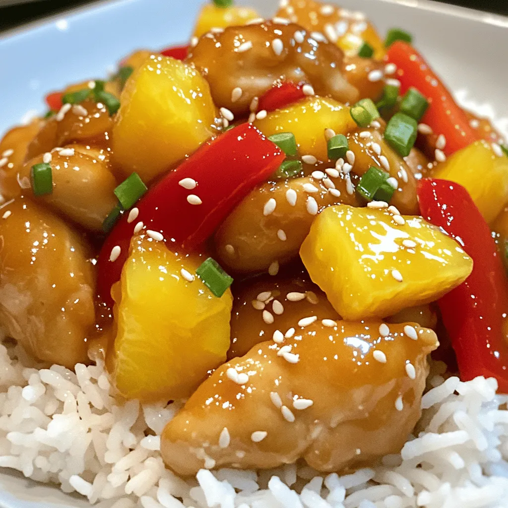 Süß-Sauer Hähnchen Schnelles und Einfaches Rezept