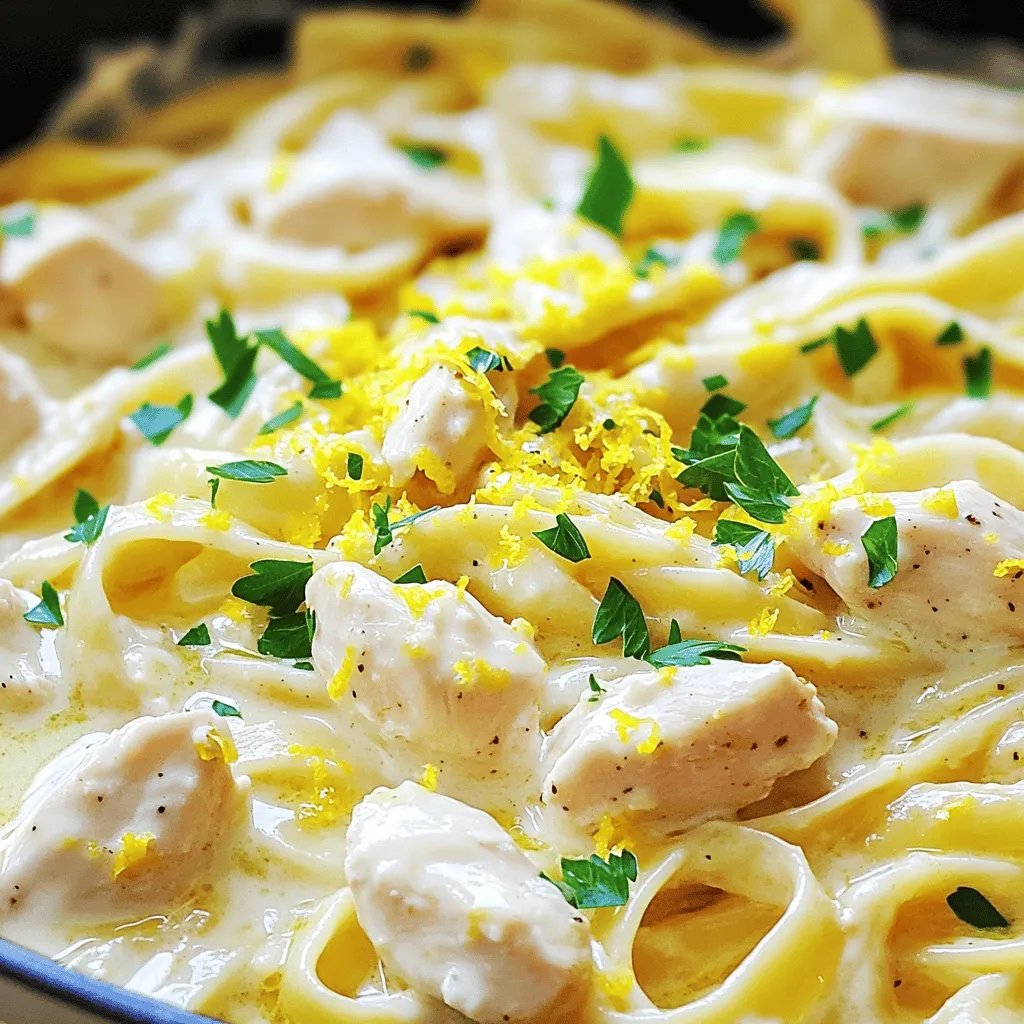 Lemon Chicken Pasta Einfache und köstliche Zubereitung