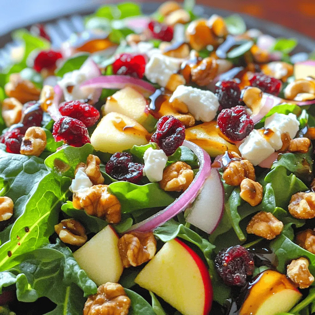 Cranberry Walnut Salad Frisch und Nahrhaft Genießen