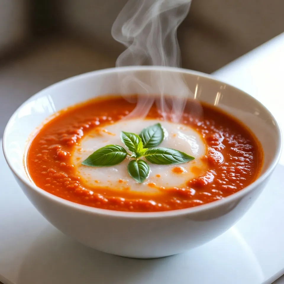 Winter-Tomatensuppe Warmes und Wohlschmeckendes Rezept
