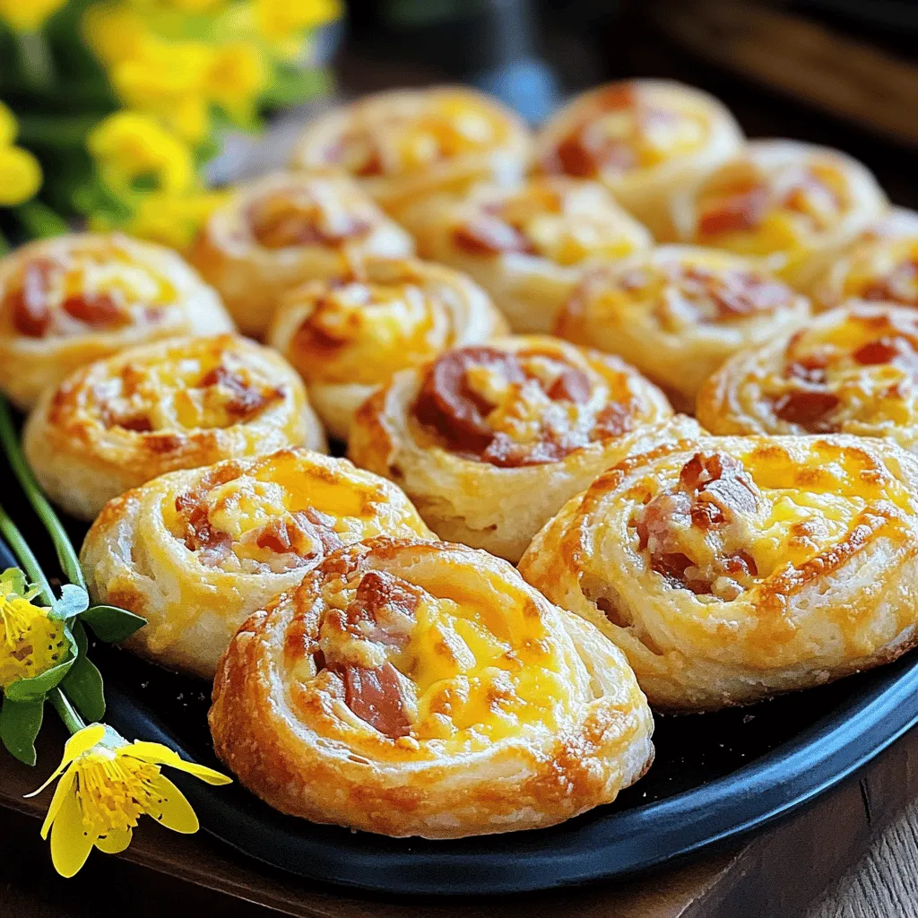 Käse-Bacon-und-Frühlingszwiebel-Roll-Ups Lecker genießen