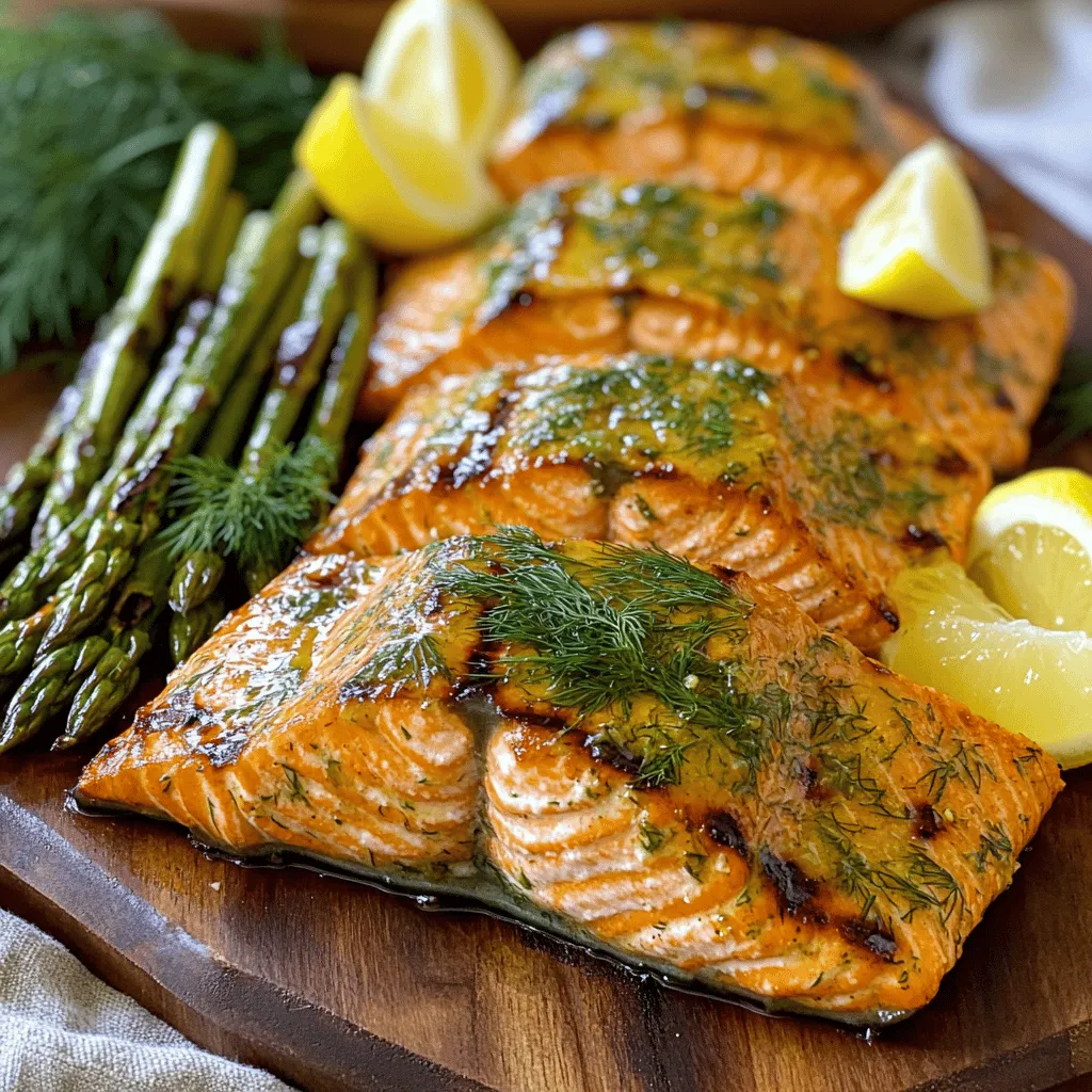 Lemon Herb Grilled Salmon Einfaches und leckeres Rezept
