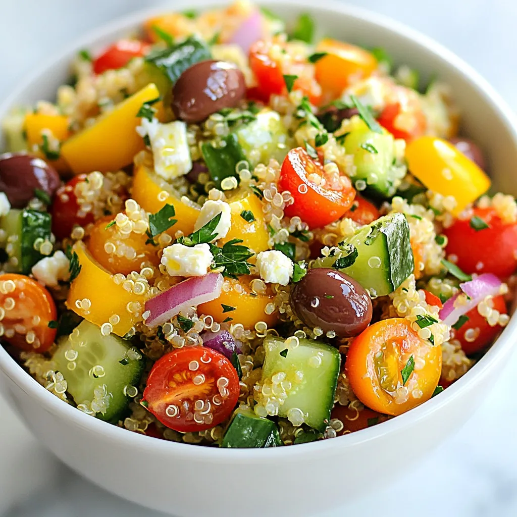 Mediterraner Quinoa Salat Einfach und Gesund Kulinarium