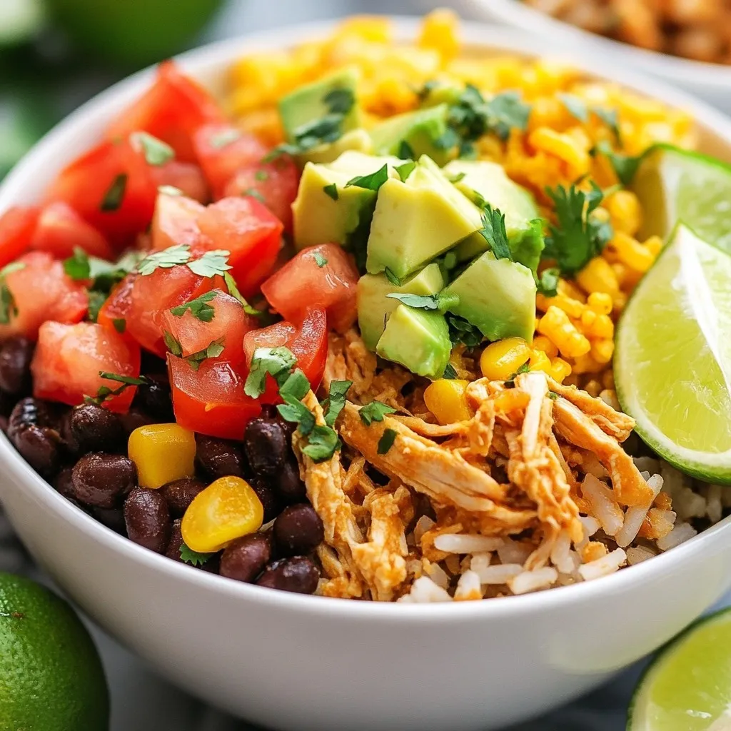 Instant Pot Chicken Burrito Bowls Schnelle Genussoption