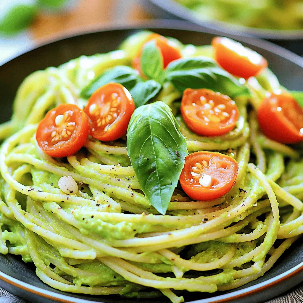 Cremige Avocado Pasta Einfache und köstliche Mahlzeit