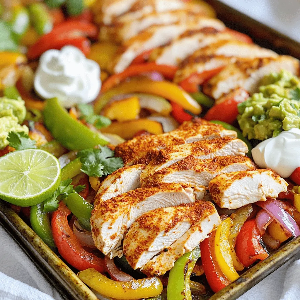 Leckeres Chicken Fajita Sheet Pan Dinner Rezept