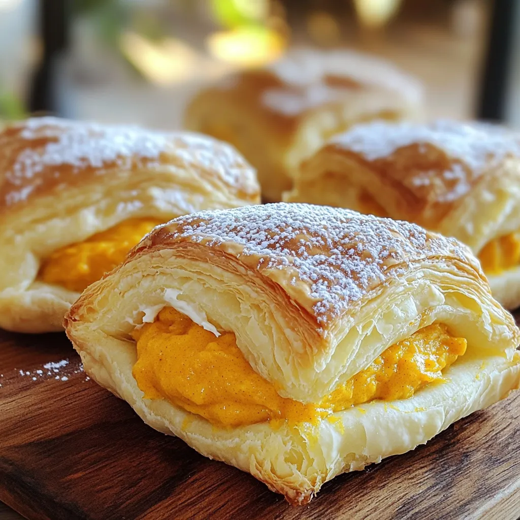 Kürbis Cream Cheese Danish Einfach und Lecker Rezept