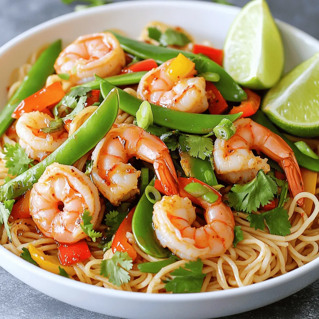 Chili Garlic Shrimp Noodles Schnelles und leckeres Essen