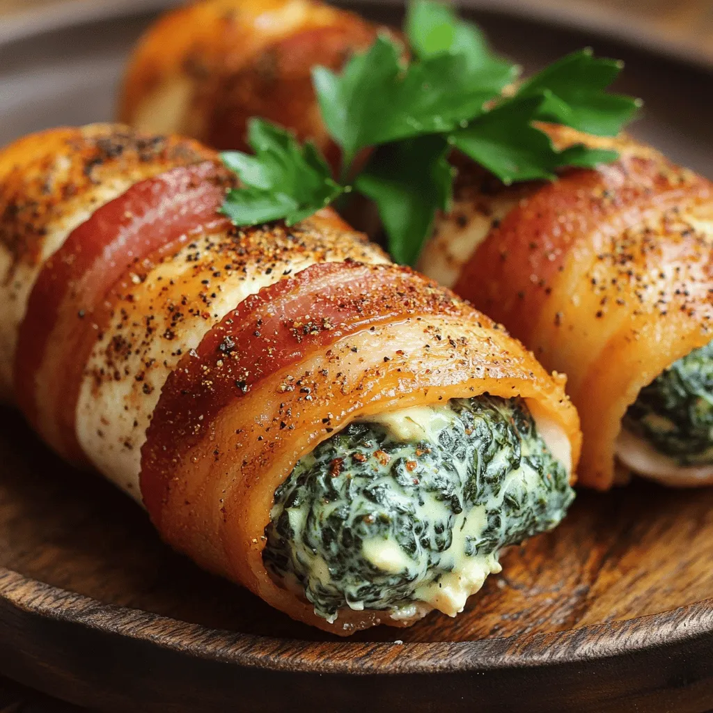 - 4 Hähnchenbrustfilets - 200 g frischer Spinat - 100 g Frischkäse